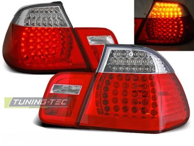 LED Fanali Posteriori Rosso Bianco per BMW E46 98-01 Berlina, Fanali Posteriori