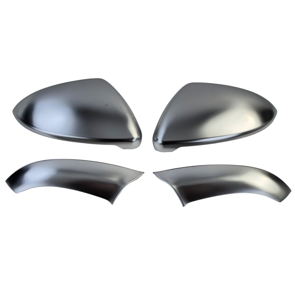 Copertura Specchietti in Alluminio Opaco 4 Pezzi per Volkswagen Golf 7