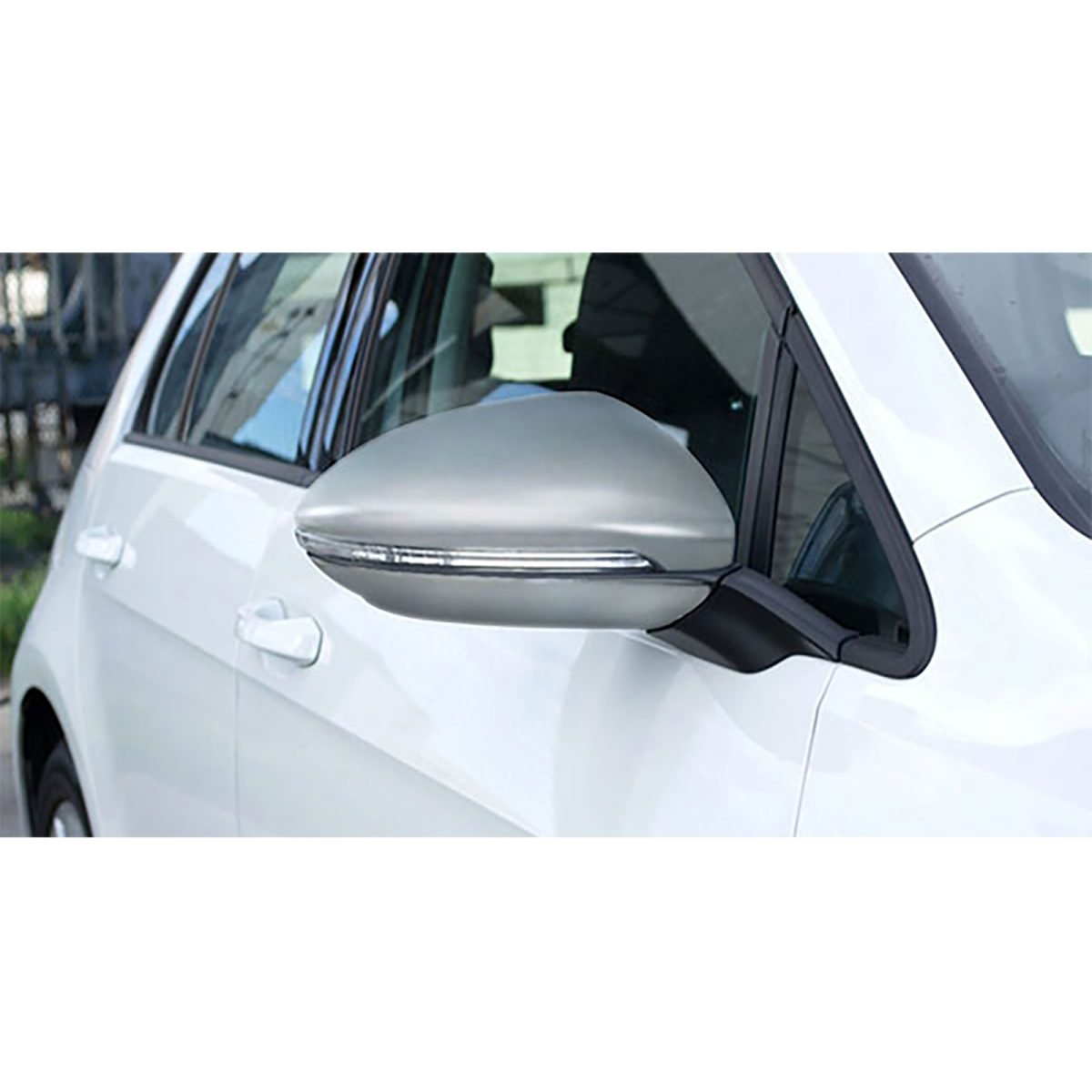 Copertura Specchietti in Alluminio Opaco 4 Pezzi per Volkswagen Golf 7