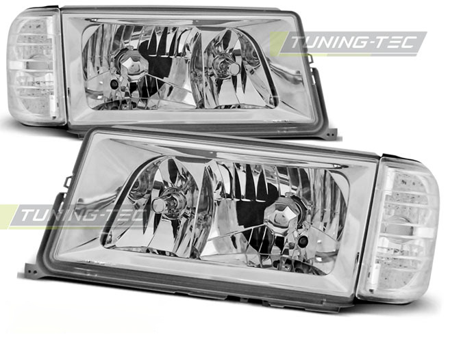 Fari Cromato per Mercedes W201/190 (12.82-05.93) - Fanali Anteriori