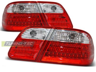 LED Fanali Posteriori Rosso Bianco per Mercedes W210 (95-03.02) Fanali