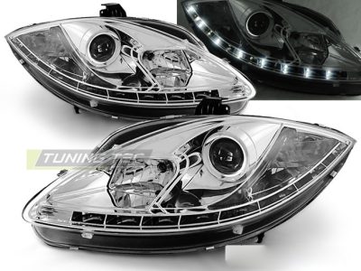 Fari Daylight Cromato per Seat Leon Altea (2006-2009) - Fanali Anteriori