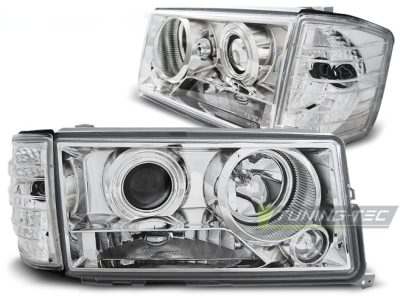 Fari Cromato per Mercedes W201/190 (12.82-05.93) - Fanali Anteriori