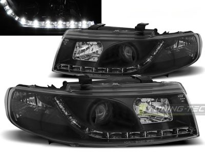 Fari Daylight Nero per Seat Leon / Toledo (04.99-08.04) Fanali Anteriori