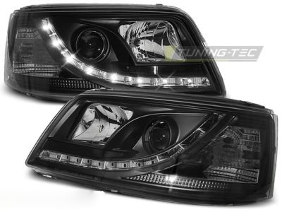 Fari Daylight Nero per Volkswagen T5 (04.03-08.09) - Fanali Anteriori