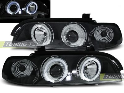 Fari Angel Eyes Nero per BMW E39 (1995-2003) - Fanali Anteriore