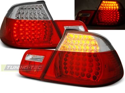 LED Fanali Posteriori Rosso Bianco per BMW E46 Cabrio (04.99-03.03) Fanali