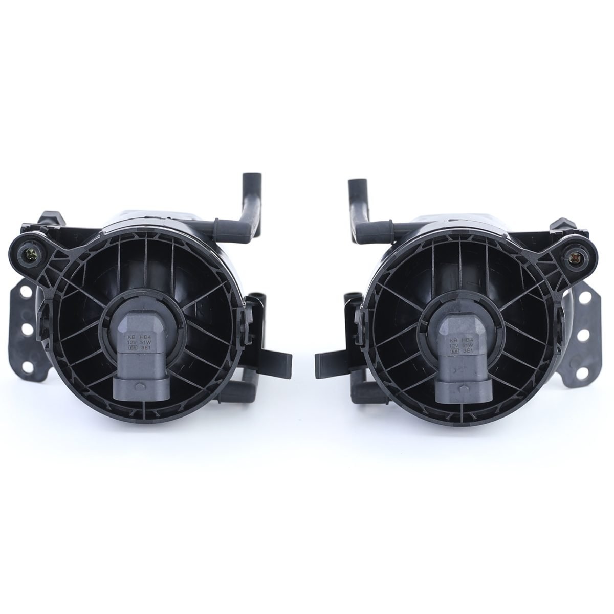 Fendinebbia Vetro Trasparente HB4 Neri Fumé Coppia per BMW E60 E61 03-07
