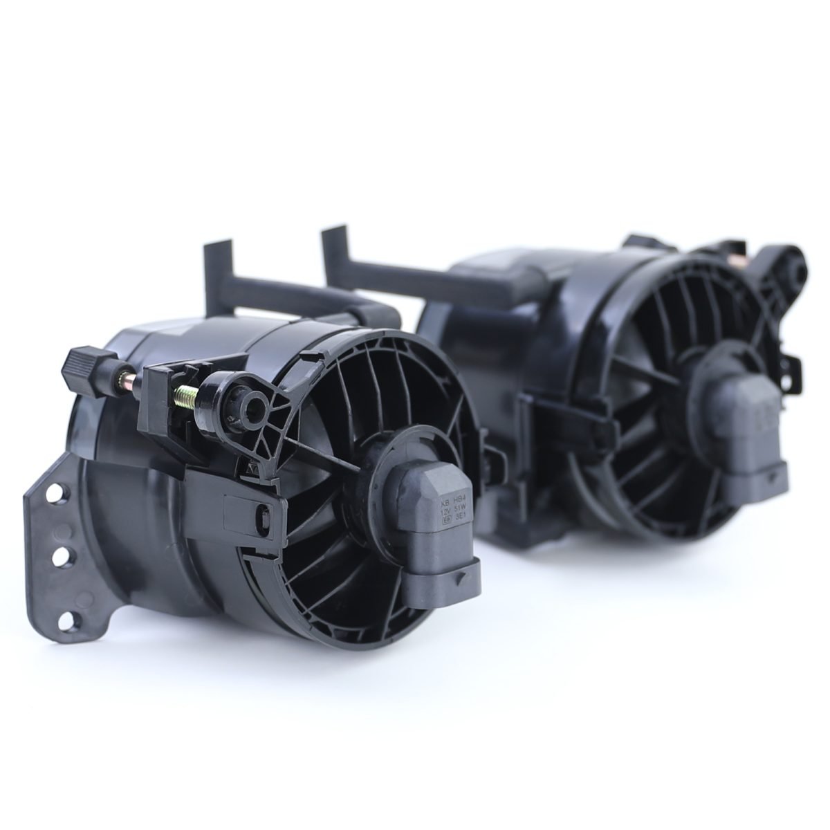 Fendinebbia Vetro Trasparente HB4 Neri Fumé Coppia per BMW E60 E61 03-07