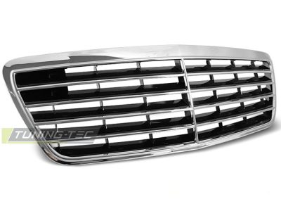 Griglia Cromato per Mercedes W210 Classe E (06.99-03.02) - Griglia Sportiva