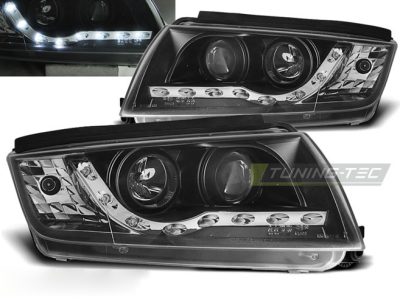 Fari Daylight Nero per Škoda Fabia (12.99-08) - Fanali Anteriori Neri