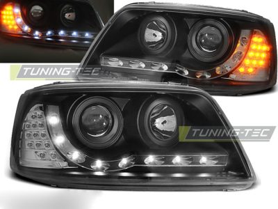 Fari Daylight Nero per Volkswagen T5 (04.03-08.09) - Fanali Anteriori