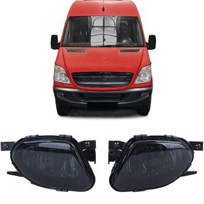 Fendinebbia Set Nero Fumè per Mercedes E W211 (2002-2006)