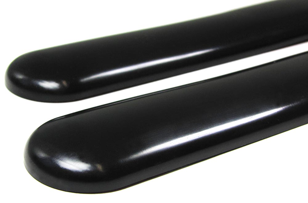 Modanature Protettive 2 Pezzi Flessibili Nere per Auto Universale
