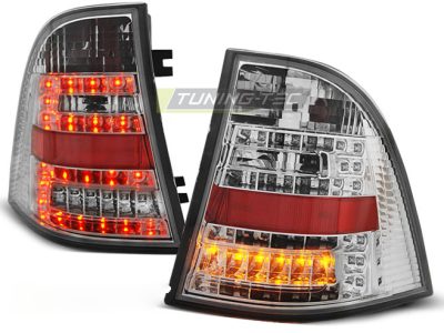 LED Fanali Posteriori Cromato per Mercedes W163 ML M-KLASA (03.98-05) Fanali