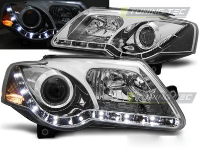 Fari Daylight Cromato per Volkswagen Passat B6 (03.05-10) - Fanali Anteriori