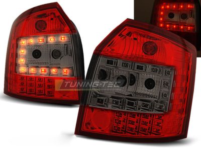 LED Fanali Posteriori Rosso Fumé per Audi A4 Avant (00-04) Fanali Posteriori