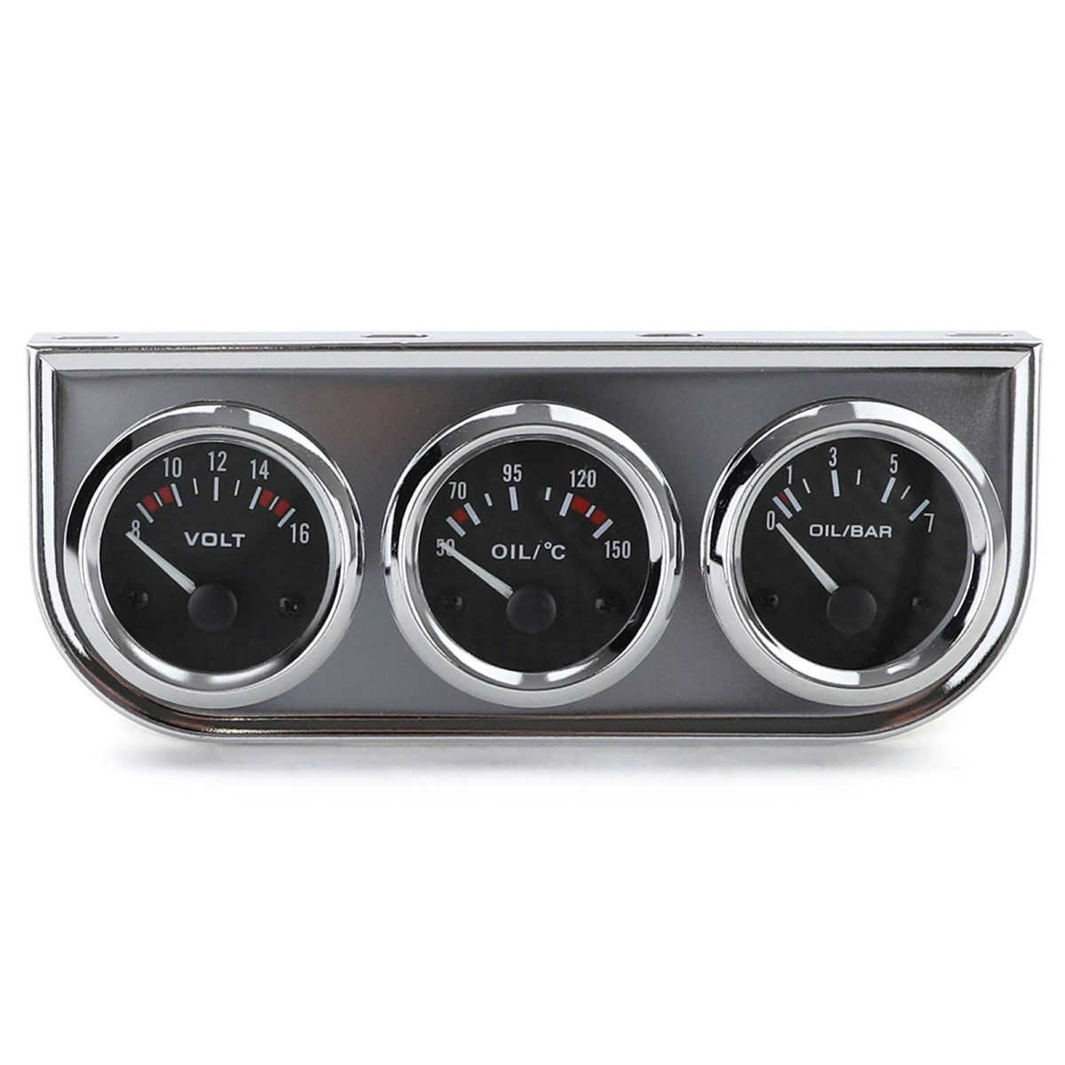 Supplementare Strumenti Serie 3 Set Temperatura Olio Volt Pressione 52mm