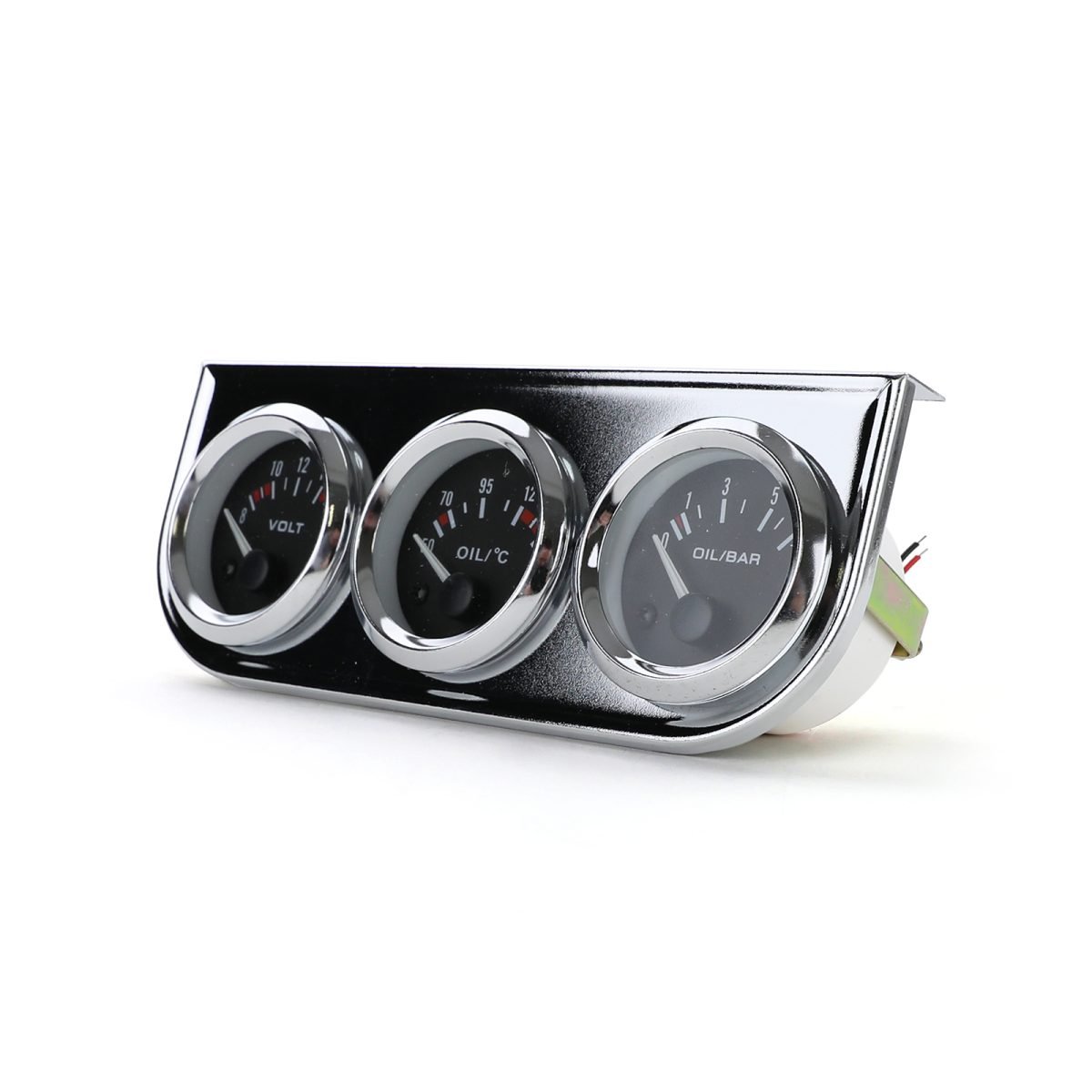 Supplementare Strumenti Serie 3 Set Temperatura Olio Volt Pressione 52mm