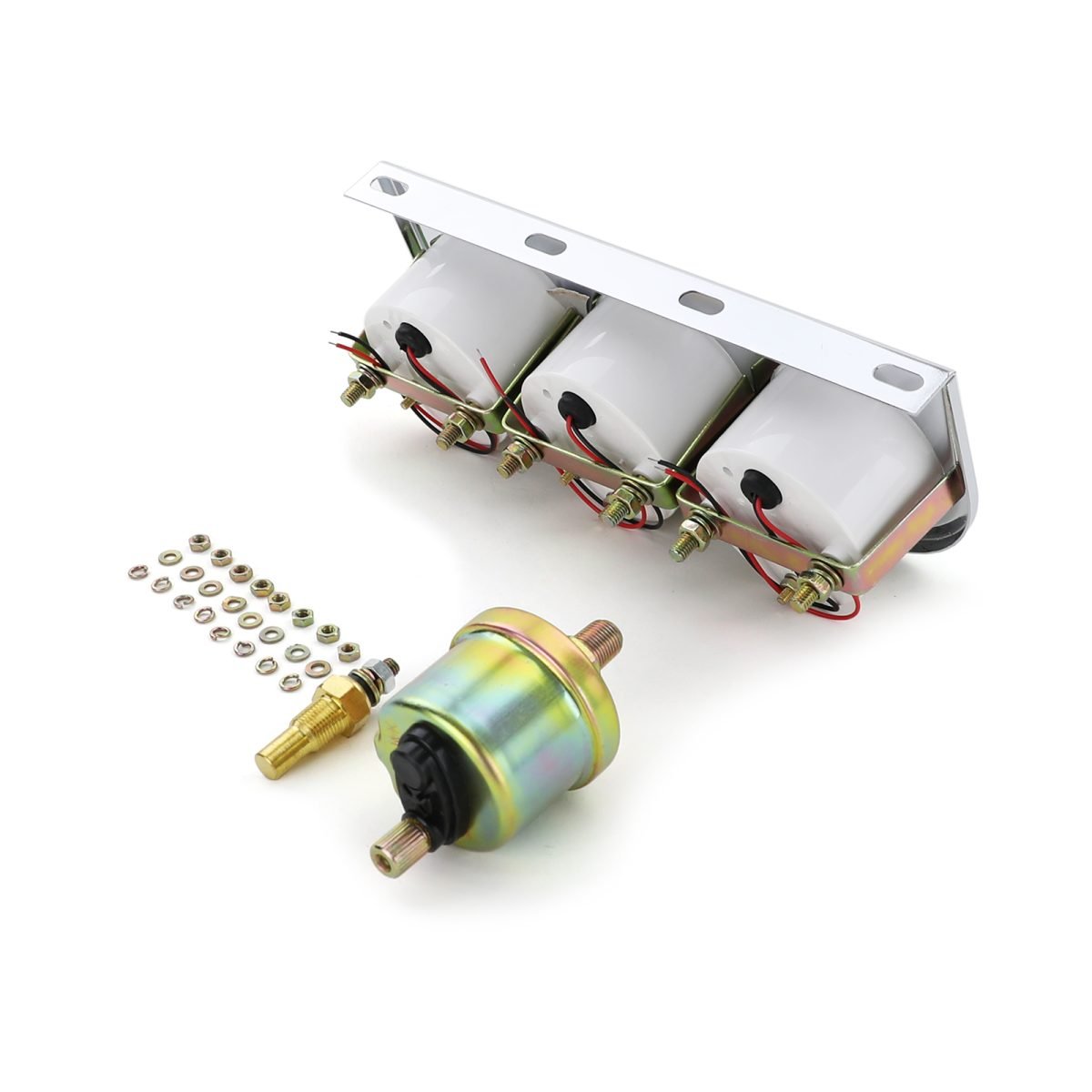 Supplementare Strumenti Serie 3 Set Temperatura Olio Volt Pressione 52mm