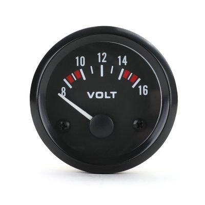 52mm Voltmetro Supplementare Strumento 52mm Youngtimer Klassik Nero Universale