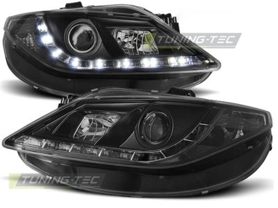Fari Daylight Nero per Seat Ibiza 6J (06.08-12) - Fanali Anteriori