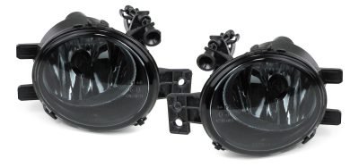 Fendinebbia Set Vetro Trasparente Nero Fumé per BMW Serie 1 E82 E88 2011-2013