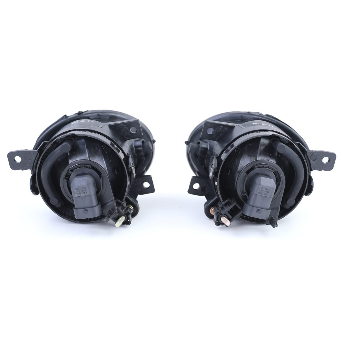 Fendinebbia Set Nero per Volkswagen T5 Bus Transporter Multivan 2009-2015