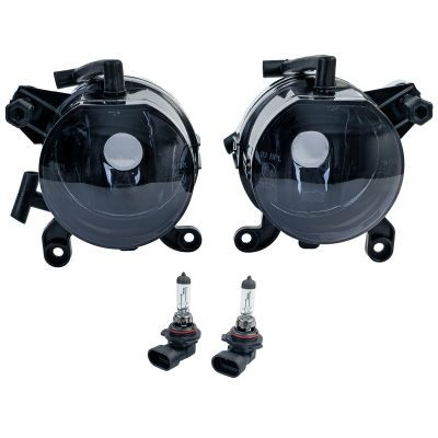 Fendinebbia Set Vetro Trasparente Nero Fumé per BMW Serie 3 E46 Coupé Cabrio