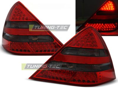 LED Fanali Posteriori Rosso Fumé per Mercedes-Benz R170 SLK (04.96-04) Fanali