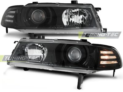 Honda Prelude 92-97 Fanali Angel Eyes Neri per Honda Prelude 92