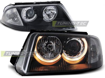Fari Angel Eyes Nero per Volkswagen Passat 3BG (09.00-03.05)