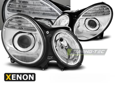 Xenon Fari Cromato per Mercedes W211 Classe E (03.02-04.06)