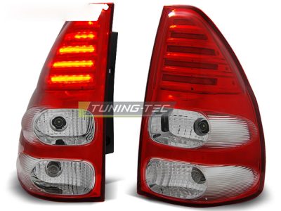 Toyota Land Cruiser 120 03-09 Rosso Bianco LED per Auto Tuning Accessorio