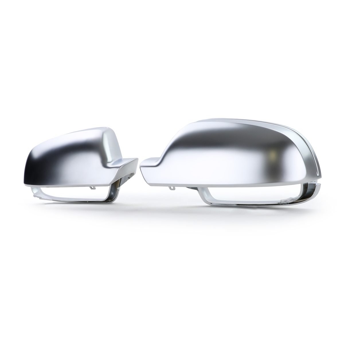 Copertura Specchietti Argento Opaco per Audi A3 8P A4 8K B8 A5 8T (2009-2015)