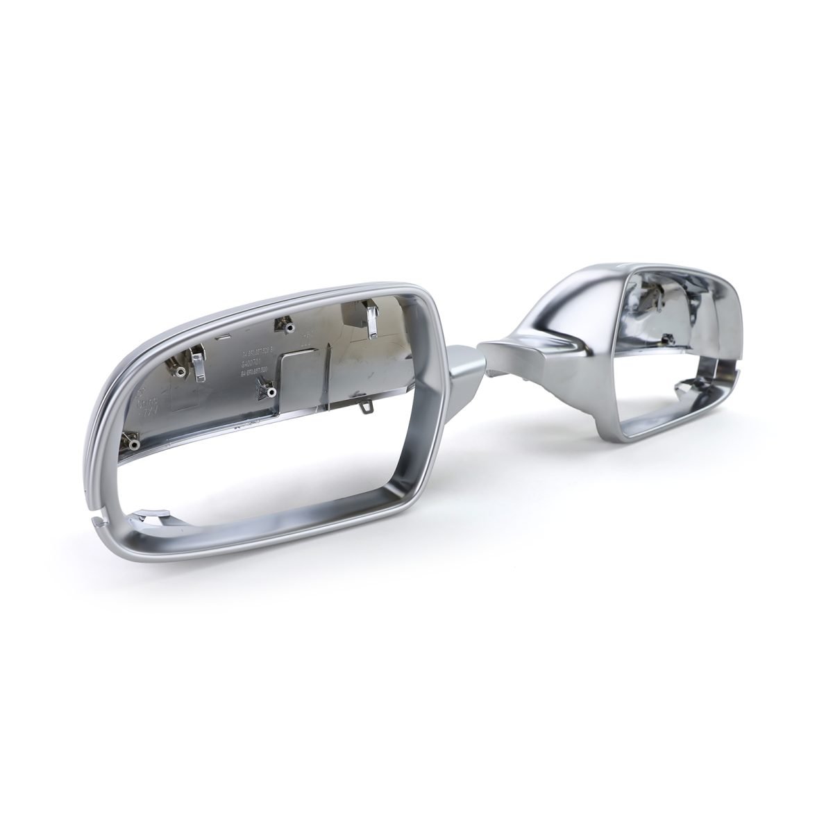 Copertura Specchietti Argento Opaco per Audi A3 8P A4 8K B8 A5 8T (2009-2015)