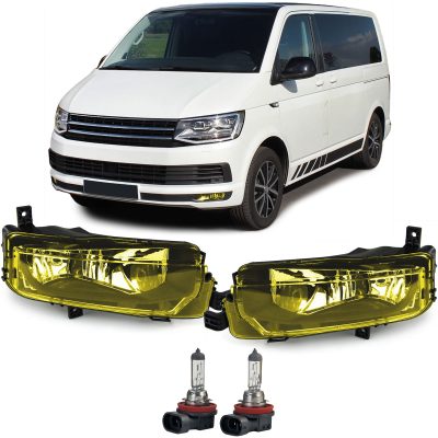 Fendinebbia Trasparenti Gialli per Volkswagen T6 Bus Multivan Transporter 2015+