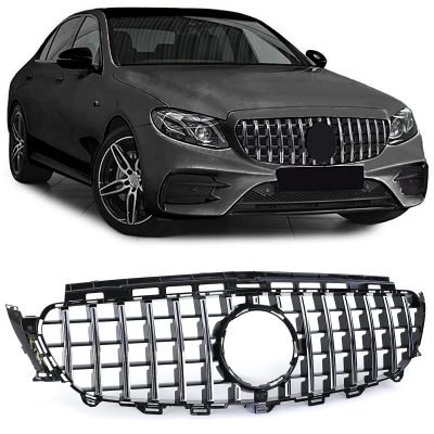 Griglia Sportiva Nera Cromata per Mercedes e W213 S213 C238 A238 16-20