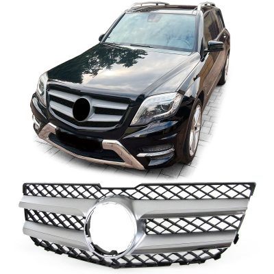 Griglia Sportiva Nera e Argento per Mercedes GLK X204 (2012-2015)