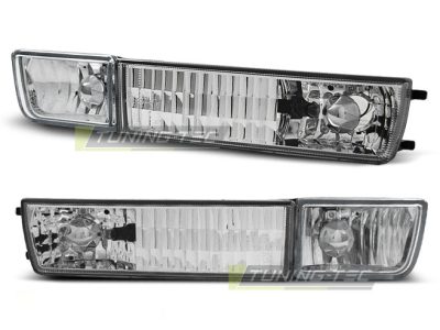 Faro Anteriore con Fendinebbia Cromato per Volkswagen Golf 3 / Vento