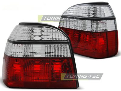 Fanali Posteriori Rosso Bianco per Volkswagen Golf 3 (09.91-08.97) Colore Rosso