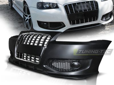 Anteriore Paraurti Sport Cromato per Audi A3 (96-03) Paraurti Sportivo Cromo