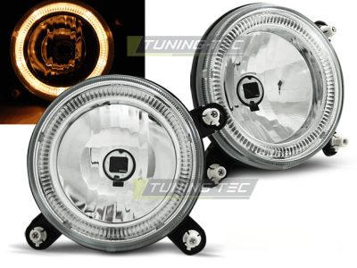 Fari Angel Eyes Cromato per Volkswagen Golf 1 (anni 1974-1983)