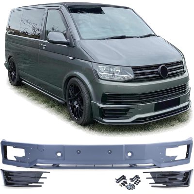 Paraurti Anteriore Sportivo per Volkswagen T6 Bus Transporter 2015-2019