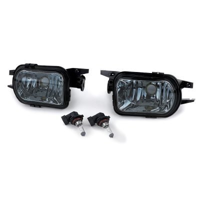 Fendinebbia Vetro Trasparente Set Nero Fumé per Mercedes W203 CL203 C209 SLK