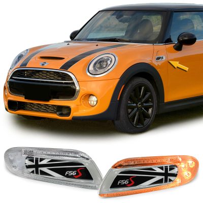 Frecce LED Union Jack Nere per Mini One Cooper S F55 F56 F57 2014-2021