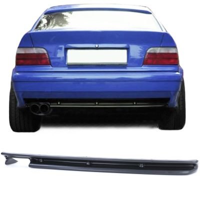 Sport Diffusore Posteriore Doppio Tubo Sinistro per BMW Serie 3 E36 90-99