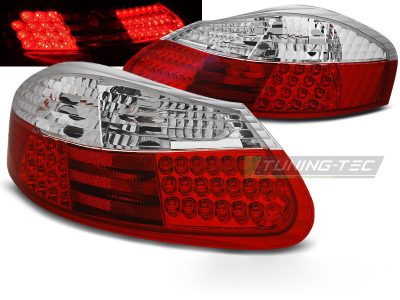LED Fanali Posteriori Rosso Bianco per Porsche Boxster (1996-2004) Fanali