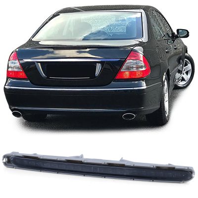 3. LED Luce Freno Vetro Trasparente Nero Fumé per Mercedes Classe E W211 02-06