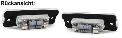 LED Illuminazione Targa 6000K per Mercedes ML W164 08-11 GL X164 R W251 06-12